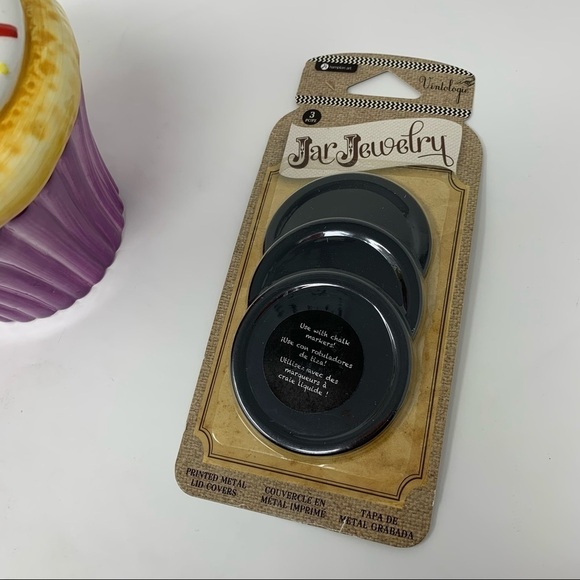 Jar Jewelry Lids. 3 pc pack - Picture 1 of 6